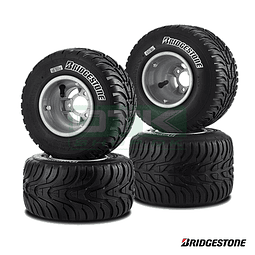 NEUMATICOS BRIDGESTONE PRIME PARA AGUA YLP ( JUEGO DE 4 LLANTAS ) PARA KART DE ADULTO