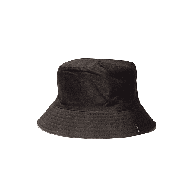 Bucket Reversible Negro - Cotelé Gris