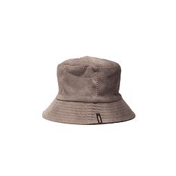 Bucket Reversible Negro - Cotelé Gris