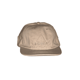 Dad Hat Beige Logo Triangulo