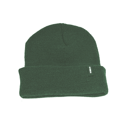 Gorro Lana Verde Botella Liso