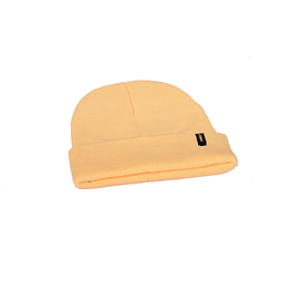 Gorro Beanie Amarillo Pastel Grande