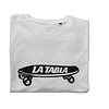 Polera La Tabla SK8 Blanca