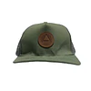 Gorro Malla Verde Logo Triangulo 