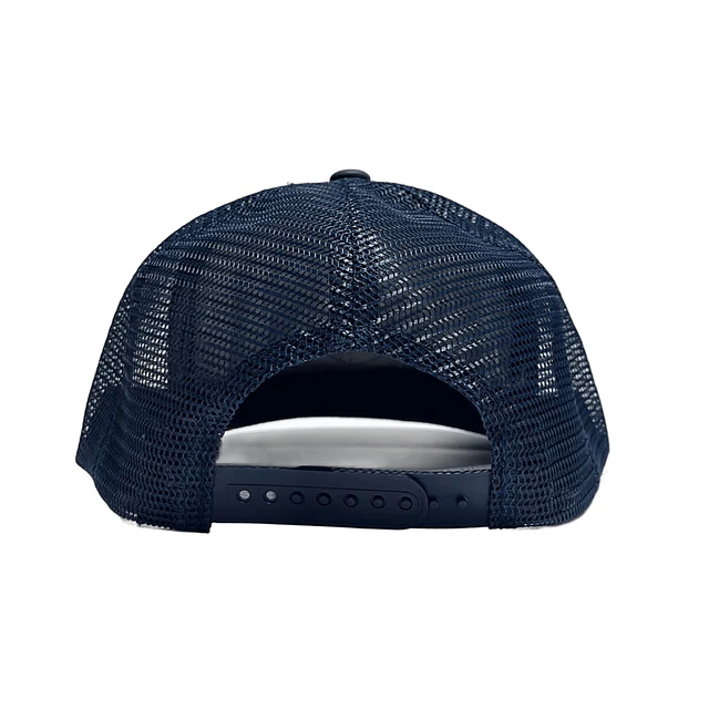 Gorro Malla Azul Logo Triangulo 