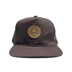 Gorro Malla cafe Logo Triangulo 