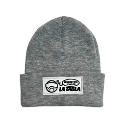 Gorro Lana Gris Melange Necesito Powder