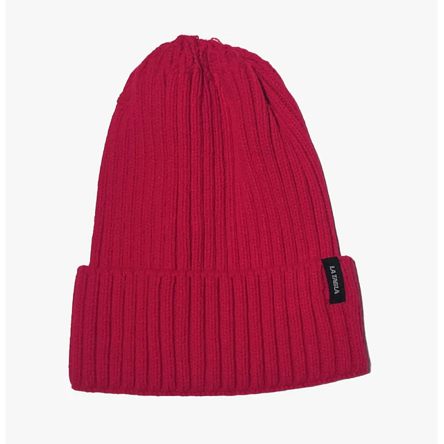 Gorro Acanelado Rojo 