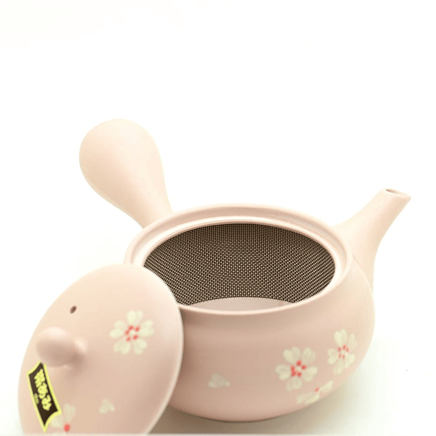 Kyusu Rosada con flores de Sakura 210 ml 