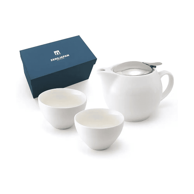 Juego de té para 2 personas Zero Japan Blanco 450 ml