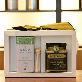 Regalo de Té verde Serenitea & Miel de Huaquén