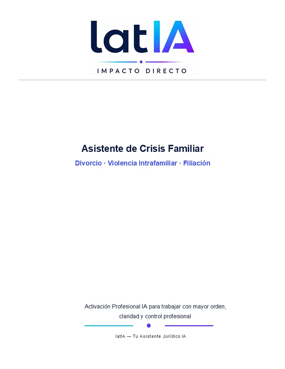 Asistente de Crisis Familiar 1