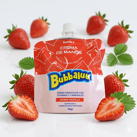 crema de manos sachet bubbaluu 30 gr 