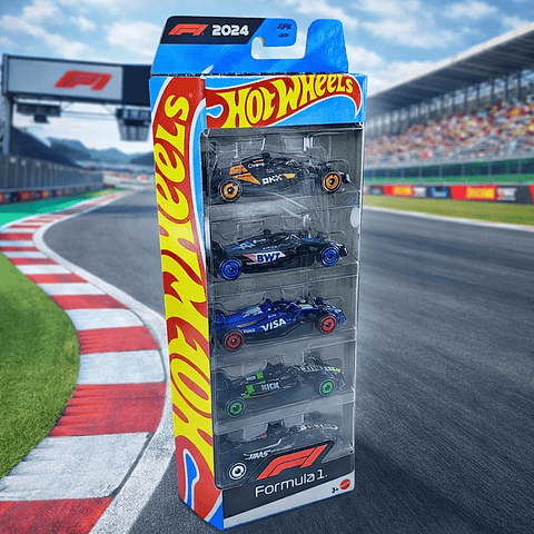 pack autos formula 1 hot wheels