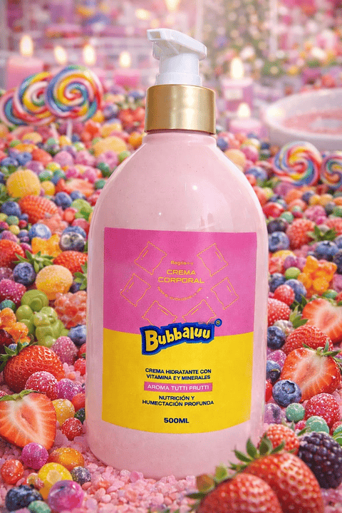 crema corporal tutti frutti
