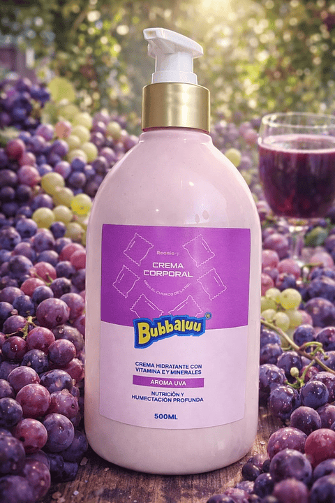 crema corporal aroma uva