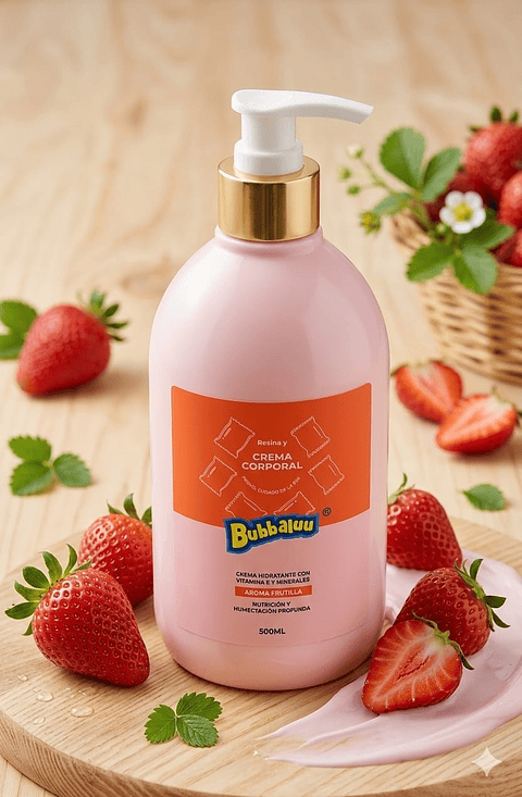 crema corporal frutilla 
