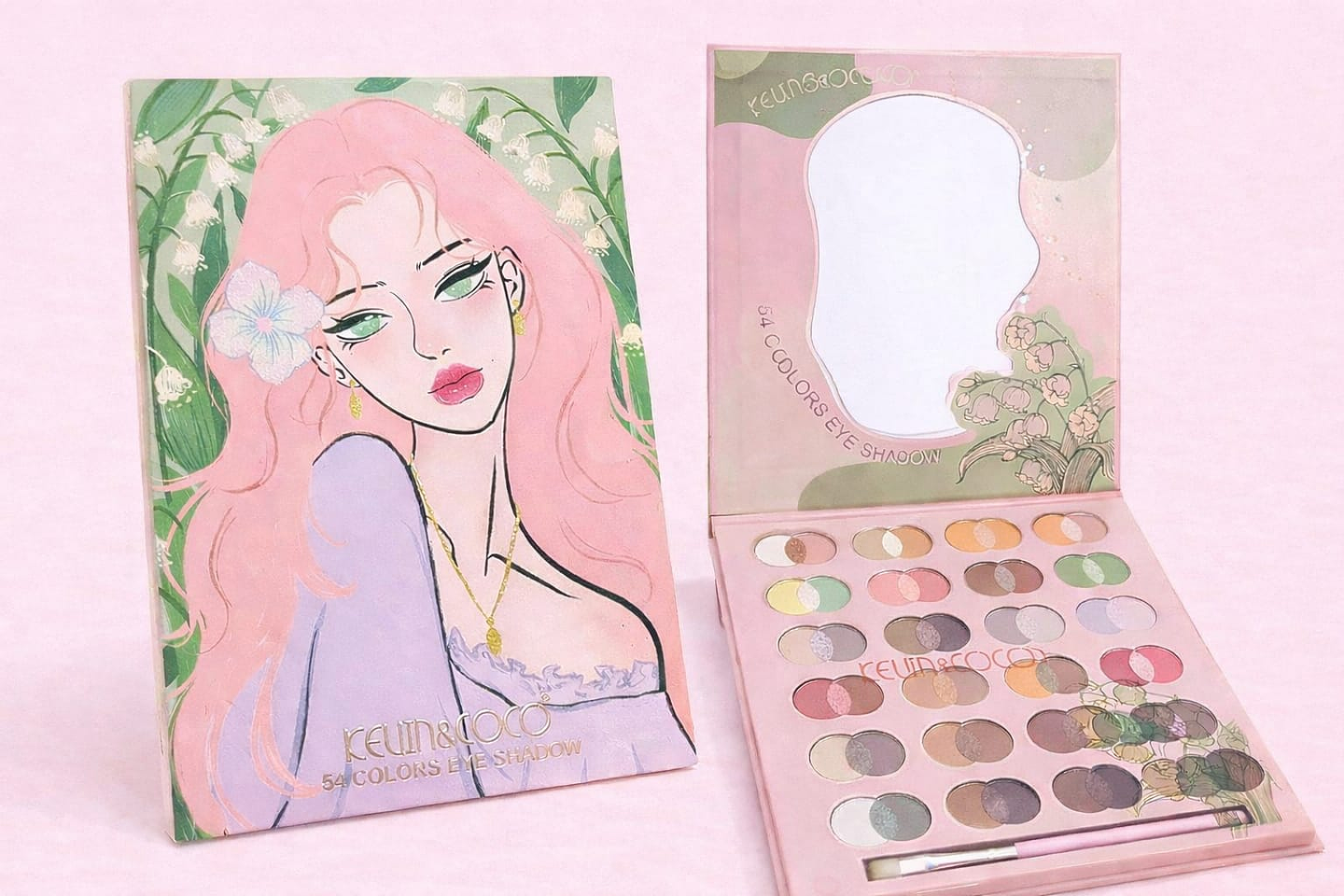 sombra de ojos 54 colores  1