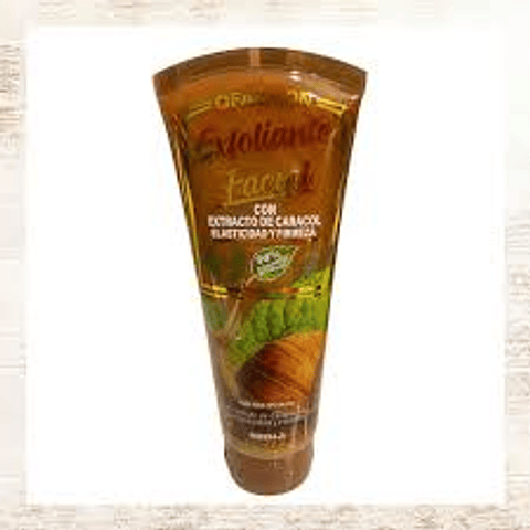 exfoliante facial de caracol 