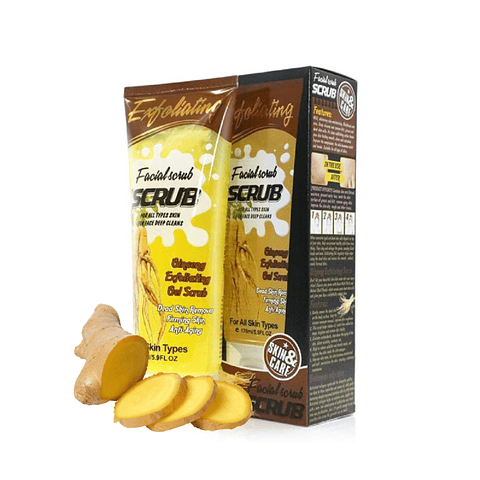 exfoliante facial de jengibre