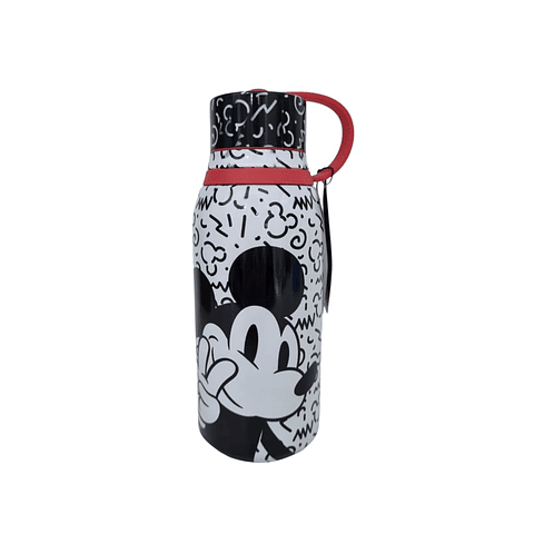 Botella Térmica Mickey Rojo/Negro