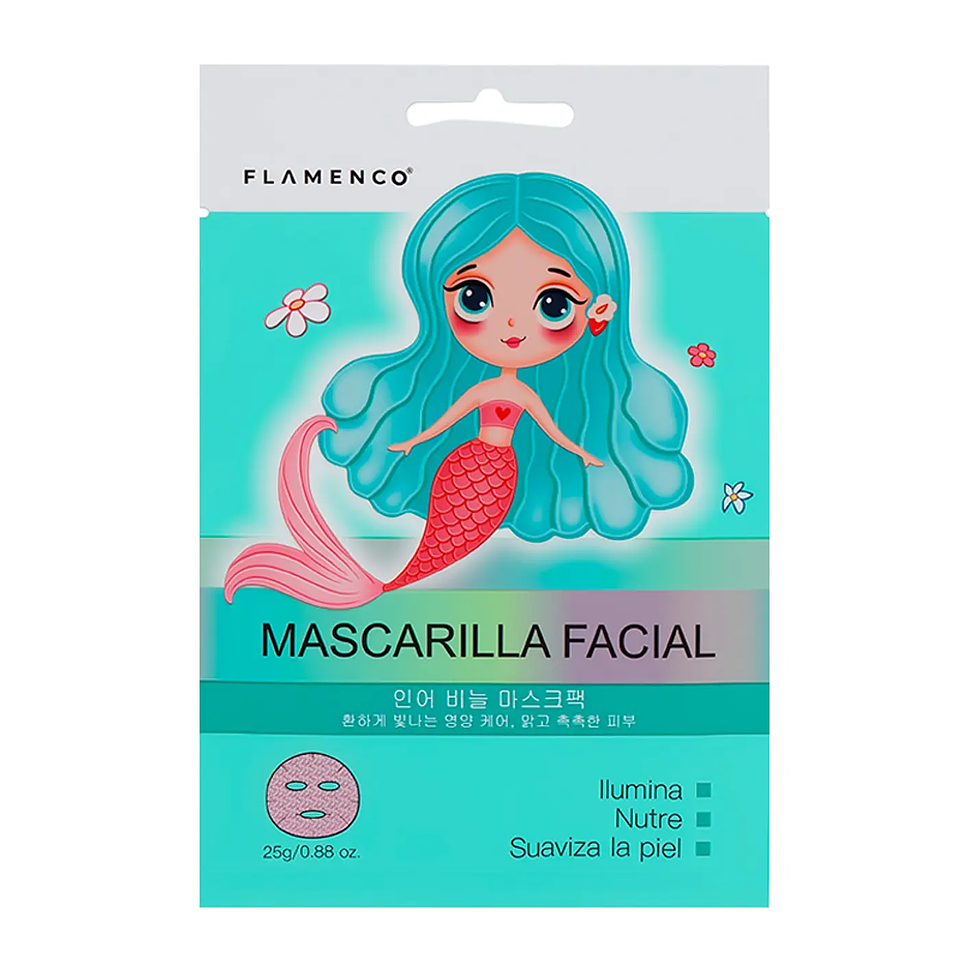 mascarilla diseño de sirena  1