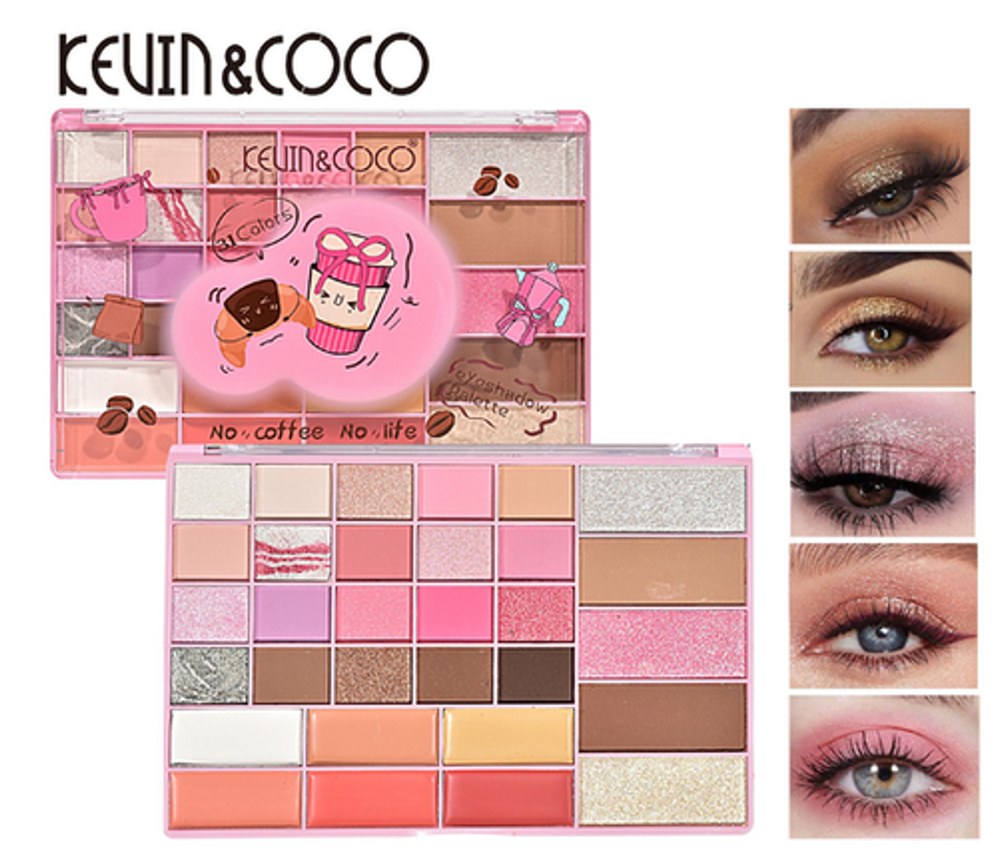 paleta de sombras 31 colores  1