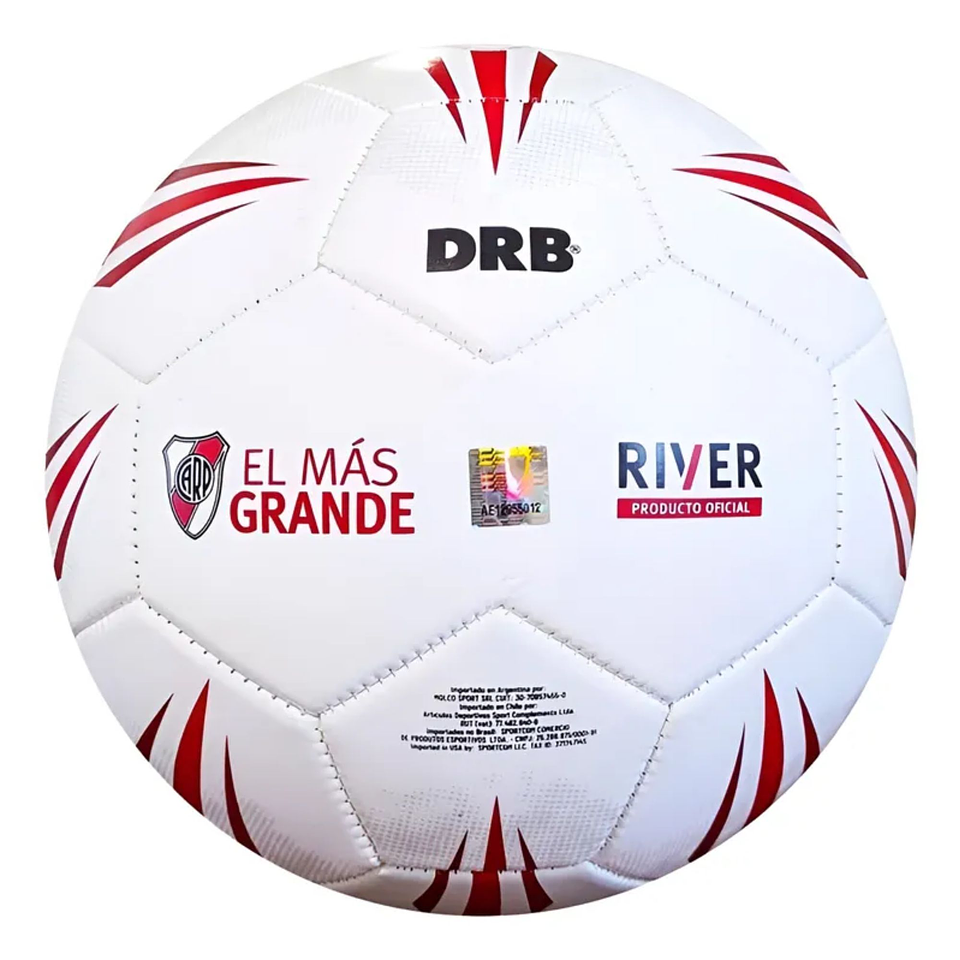 Balón De Fútbol River Plate Drb N°5 Licencia Oficial Original 2