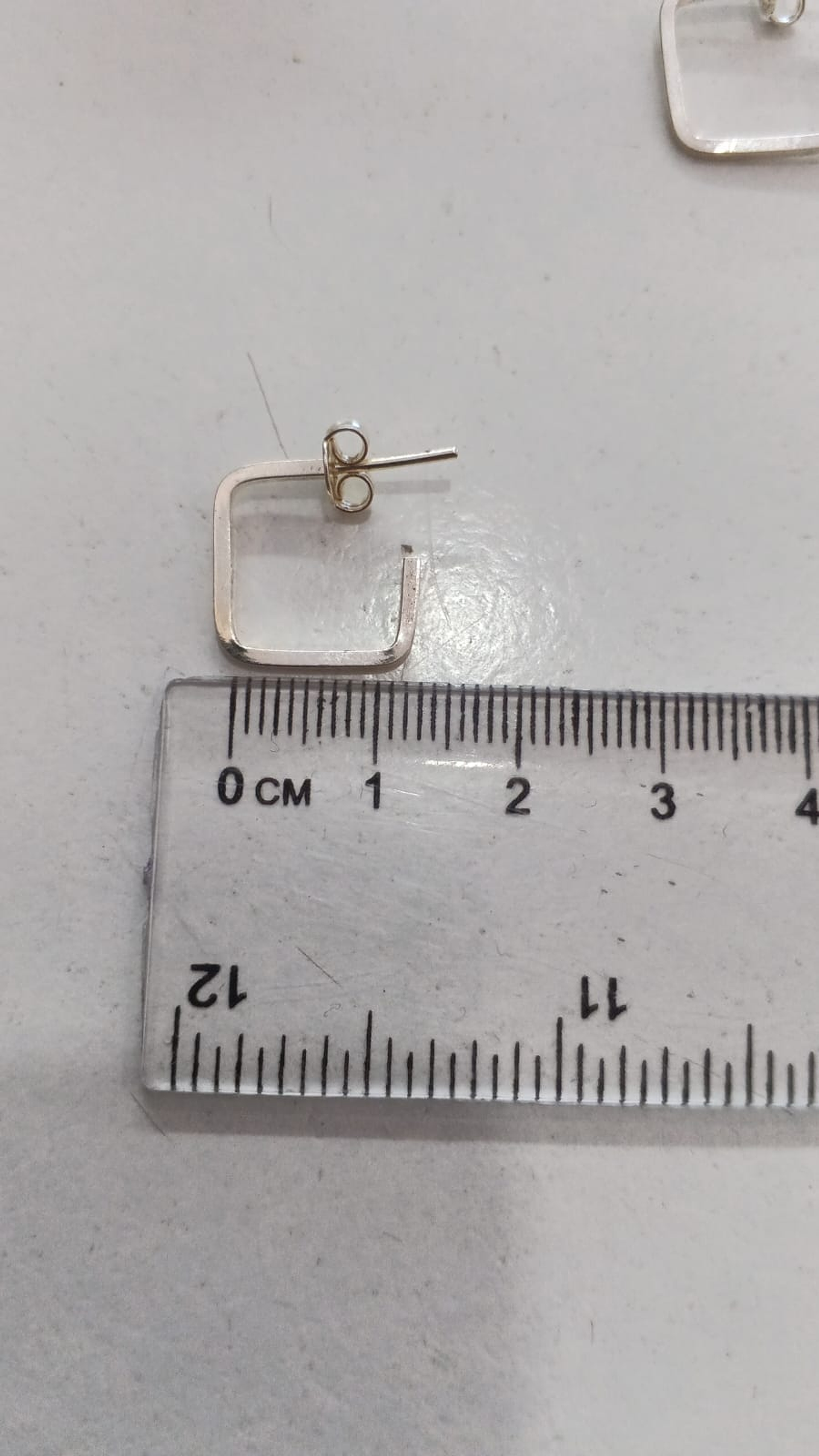 aros de plata cuadrados 3