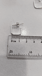 aros de plata cuadrados - Miniatura 3