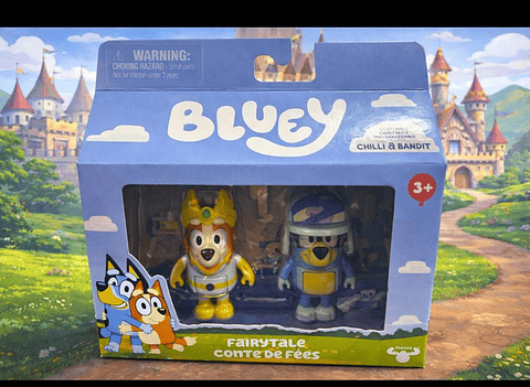 Pack 2 Figuras Bluey 