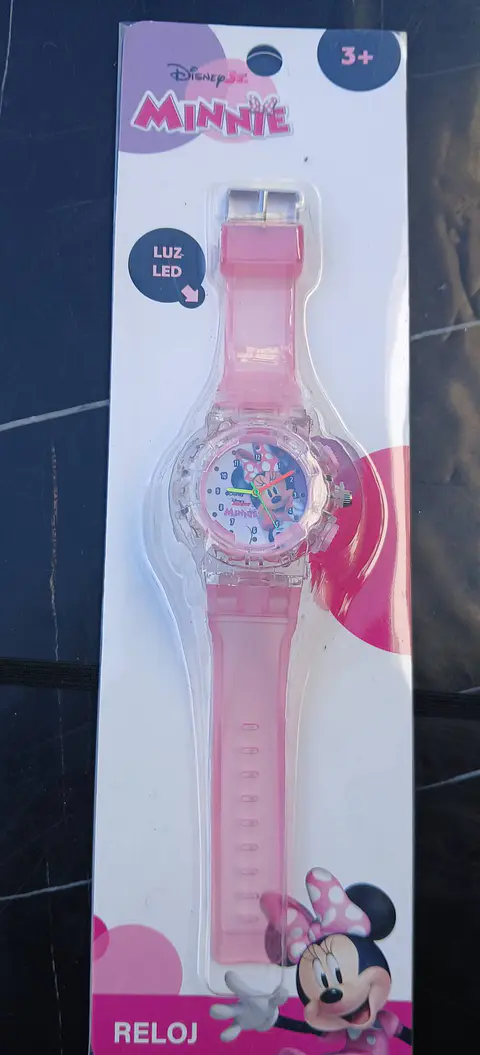 reloj minni  led 