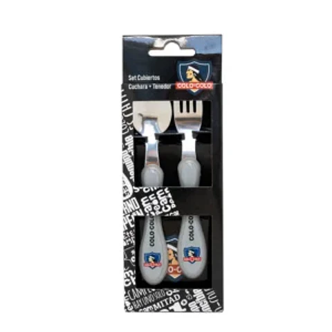 set 2 cubiertos colo colo 