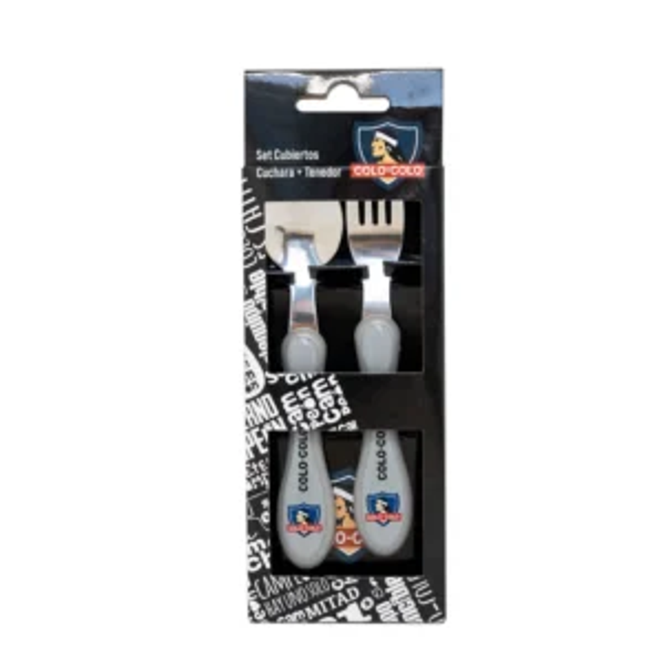 set 2 cubiertos colo colo  1