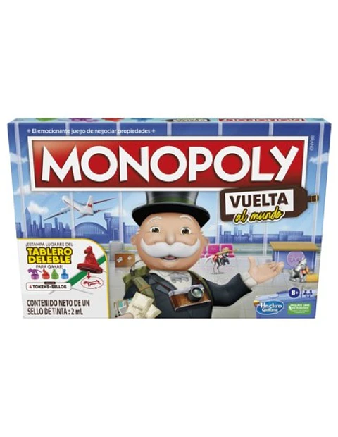 Juego de Mesa Monopoly Travel World Tour
