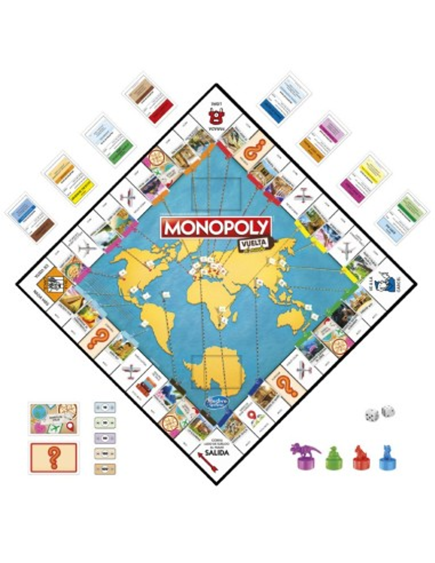 Juego de Mesa Monopoly Travel World Tour 2