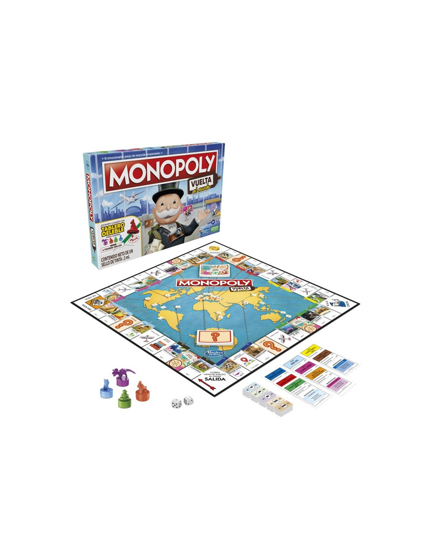 Juego de Mesa Monopoly Travel World Tour 3