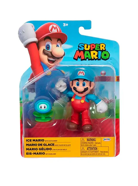 Figura Nintendo Super Mario gélido (Ice Mario) 10cm
