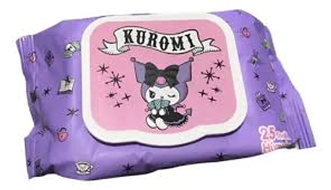 toallitas húmedas hello Kitty y kuromi