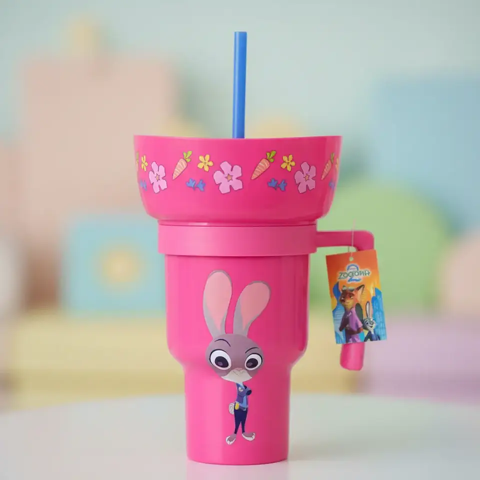 vaso + bombilla zootopia 2   2