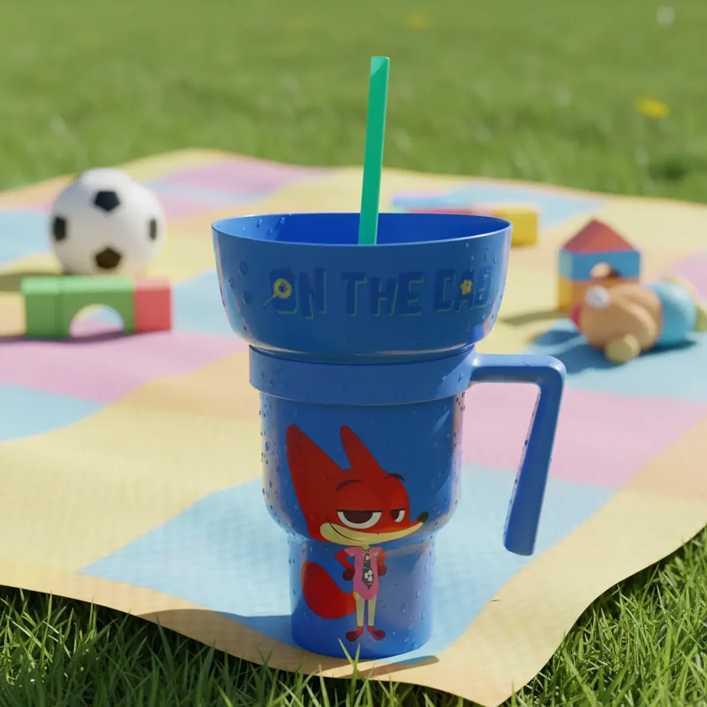 vaso + bombilla zootopia 2   3