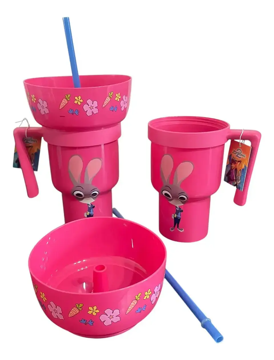 vaso + bombilla zootopia 2   4