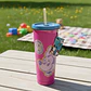 vaso metálico con bombilla   - Miniatura 2