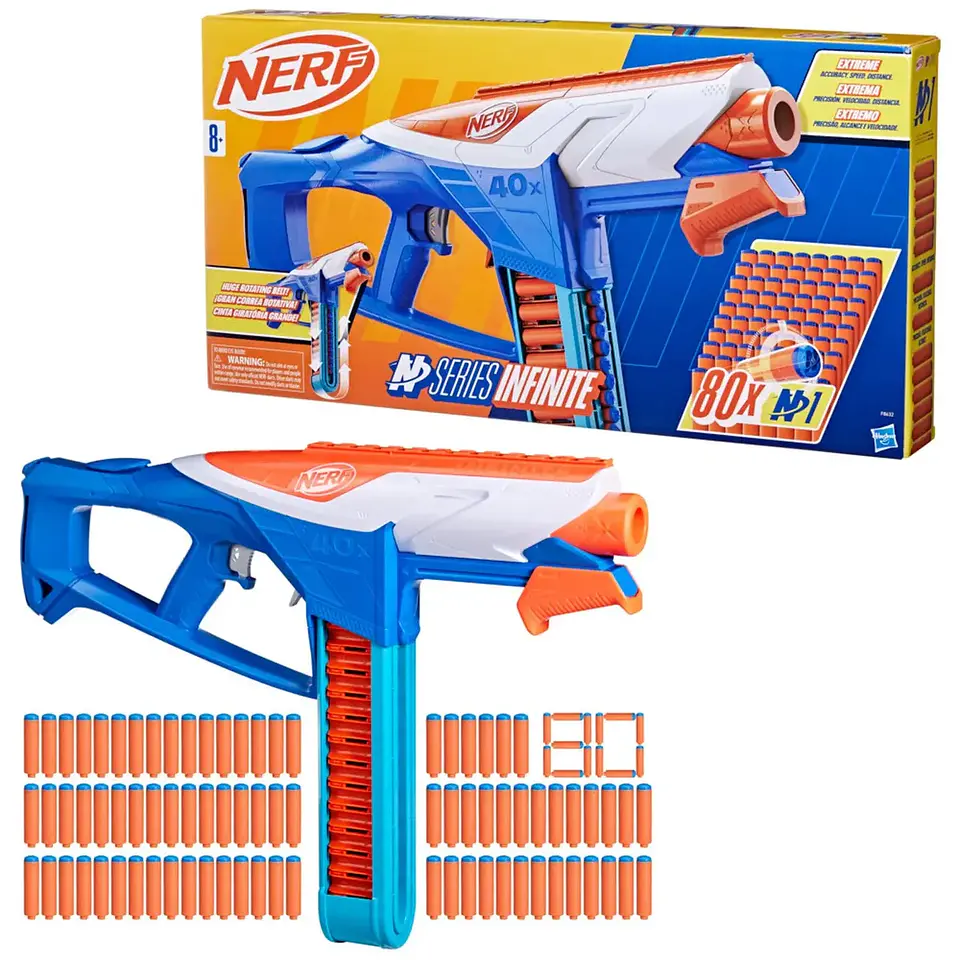 pistola nerf series infinite 1