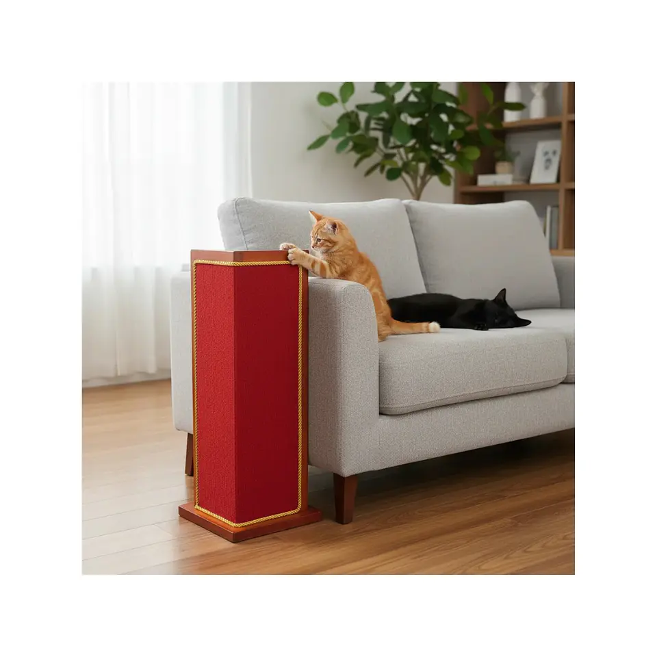 Rascador Gato Cubre Esquina De Sillón Camas Y Muebles 4