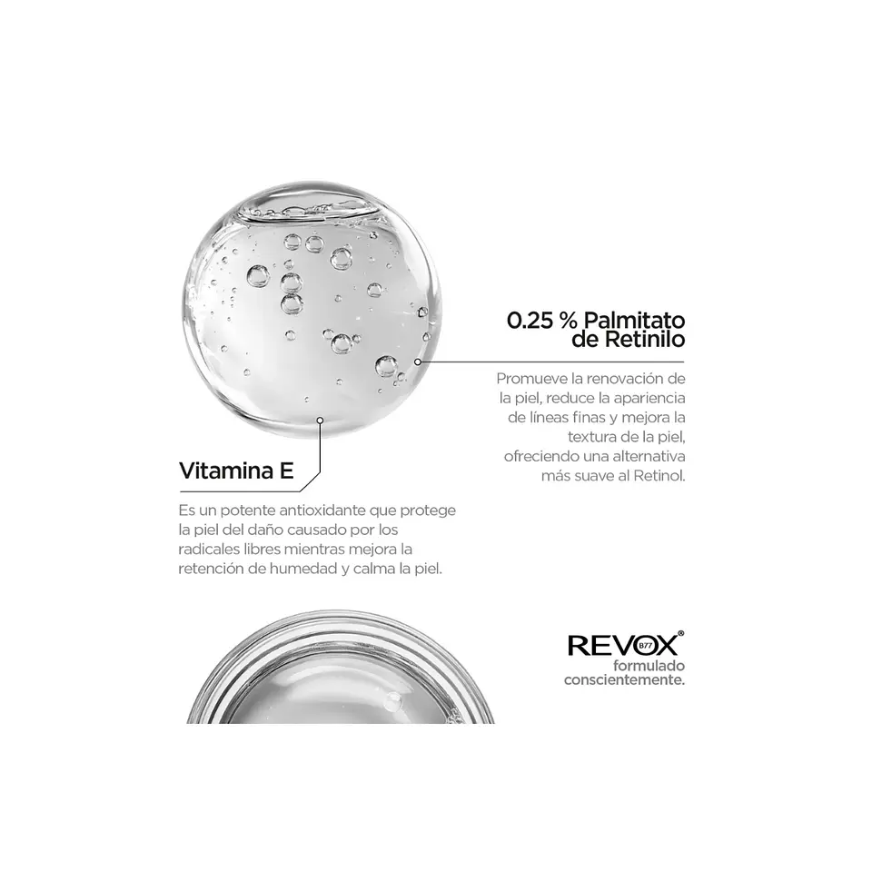 Revox Retinol en Escualano Sin H2O - Free Solution Age Control 30 Ml 5