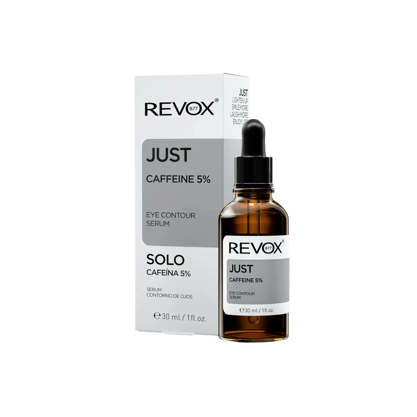 Revox Cafeína 5% Sérum Contorno de Ojos - Just Caffeine 5% 30 Ml  1