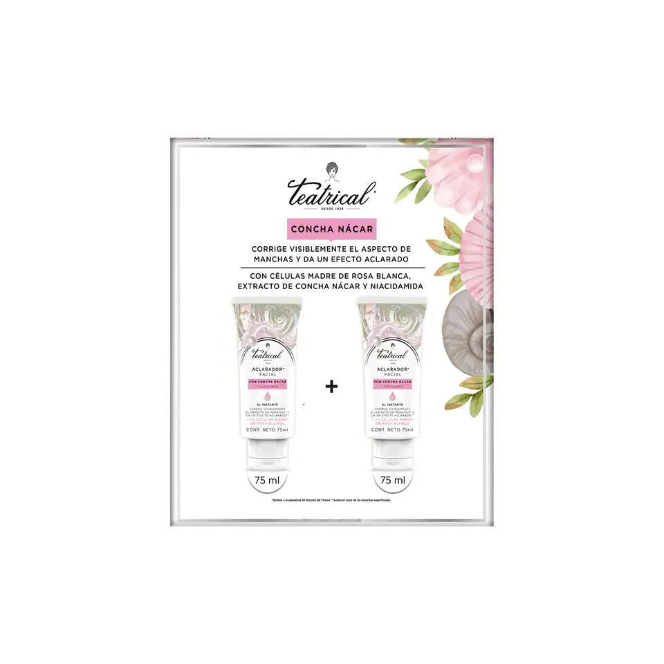 Crema Facial Aclarante Teatrical 75 ml 2