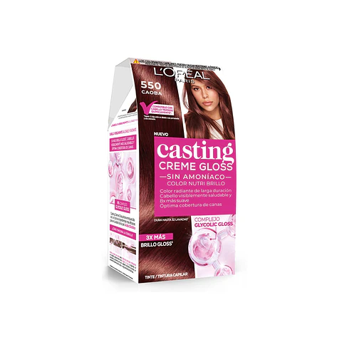 Tintura LÓreal Casting Creme Gloss Tono 550 Caoba