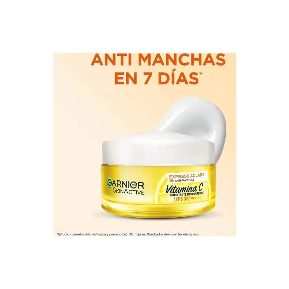 Crema Express Aclara Anti-Manchas Vitamina C 3